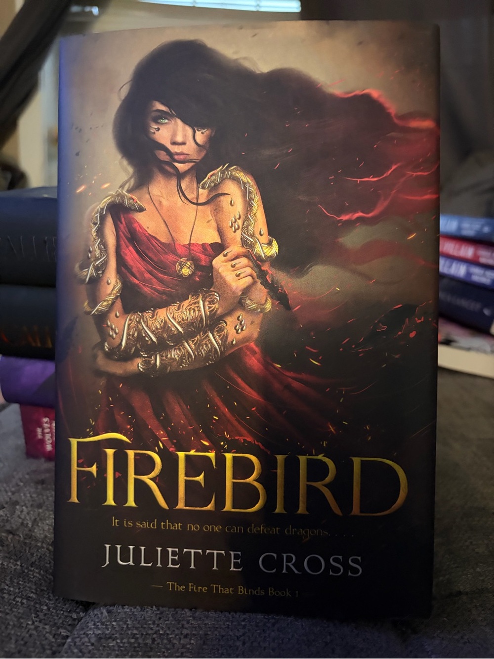 Firebird by Juliette Cross - hardcover with sprayed edges